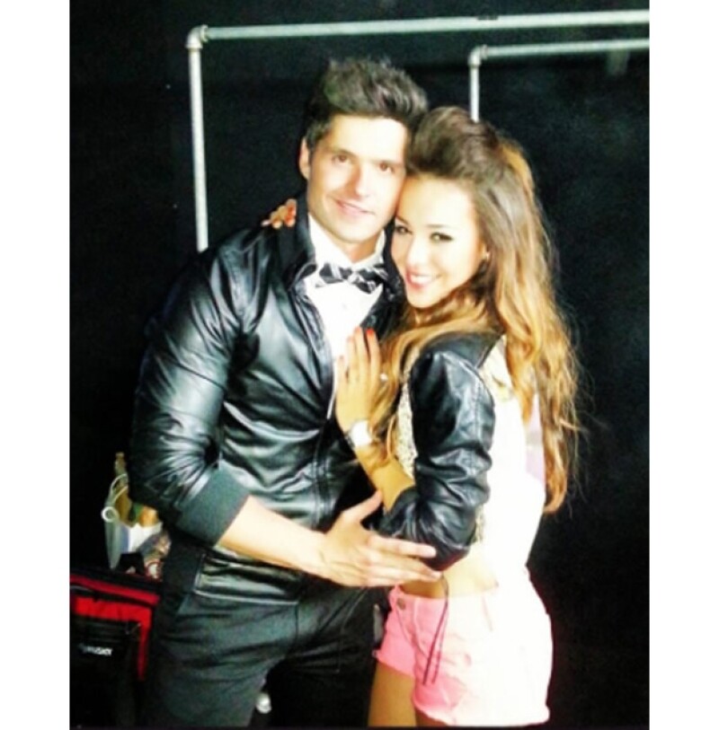 Eleazar compartió esta imagen junto a Danna Paola durante los Millenial Awards de este año. Ambos se conocieron durante las grabaciones de la telenovela `Atrévete a soñar´.