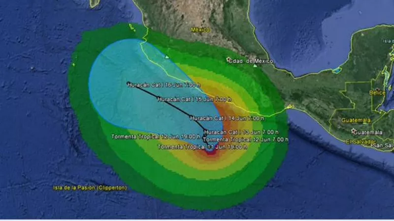 tormenta tropical Carlos