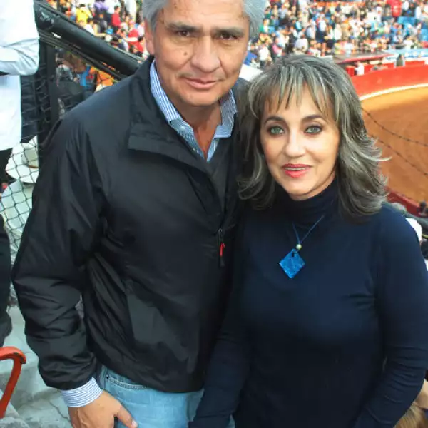 Miguel Ángel Mancera y Laura Silva