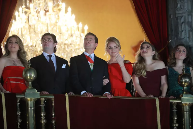 La familia Peña Nieto. (Getty Images)
