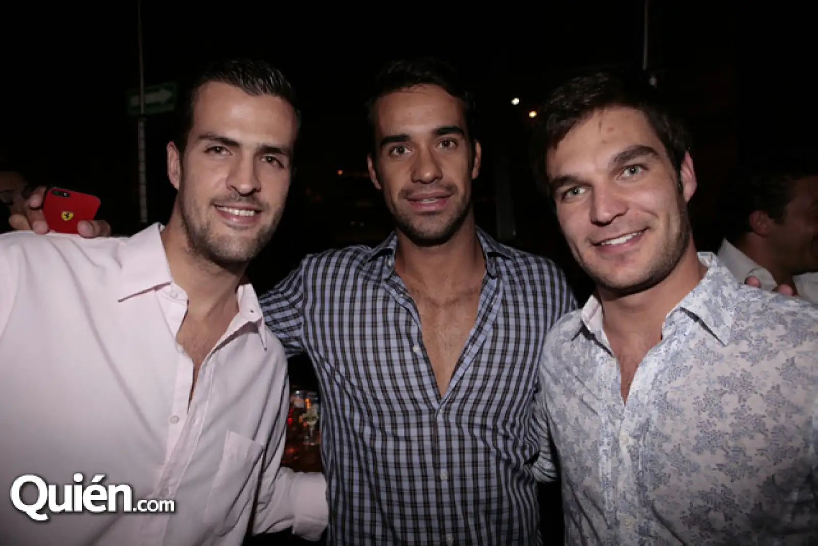 Albero Padilla, Julio Cazares y Pedro de la Hidalga
