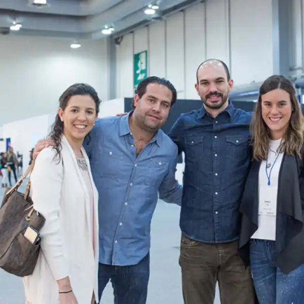 Mara Suero, Andrés Lambar, Rodrigo Braun y Sandra Morales