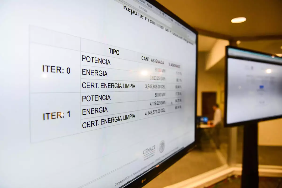 El Centro Nacional de Control de Energía debe dar a conocer el fallo de la subasta el jueves próximo.