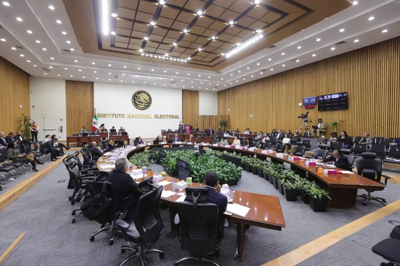 Sesión del INE 25 enero