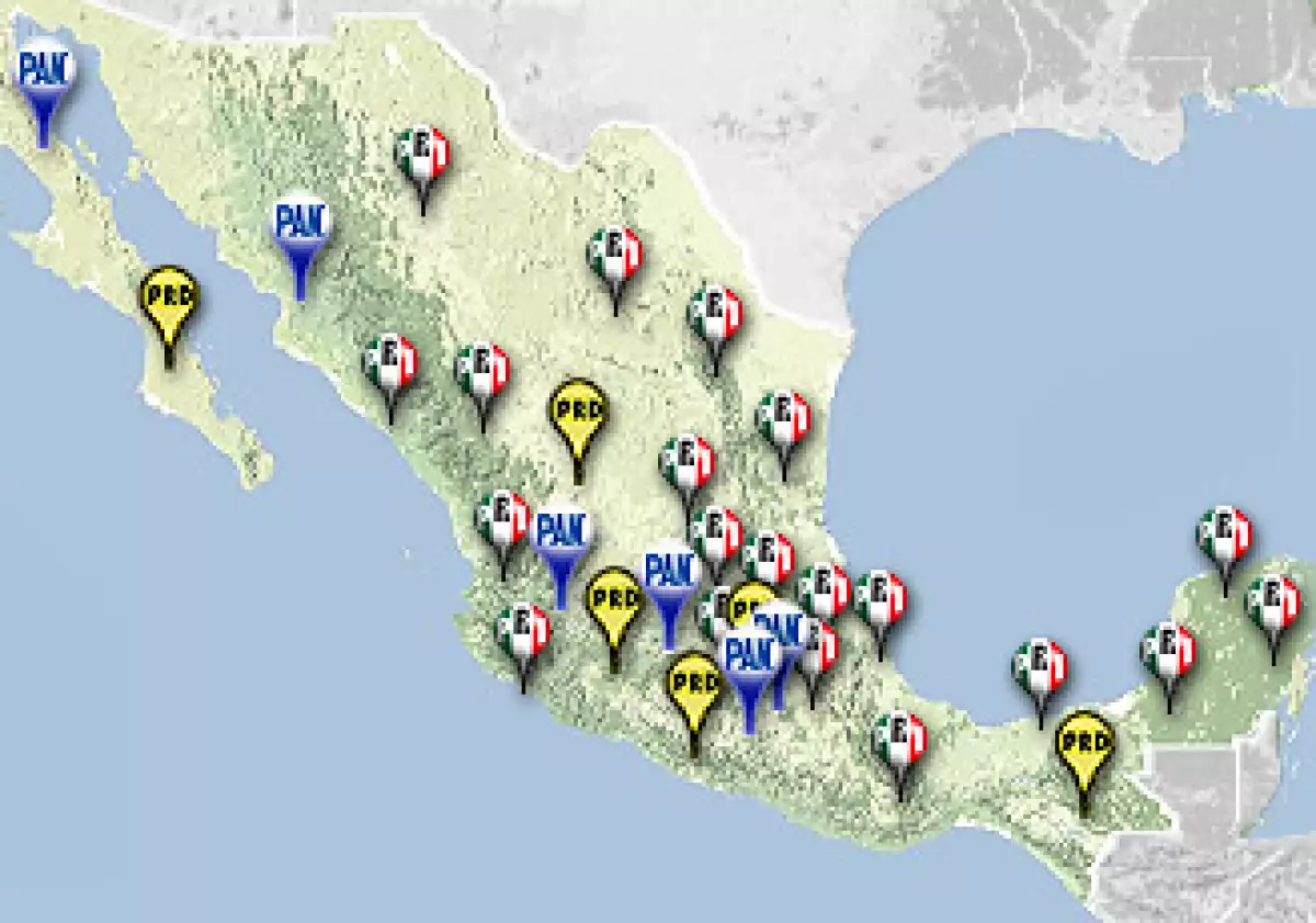 El PRI ganó nuevas plazas. (Foto: Miguel A. Flores)