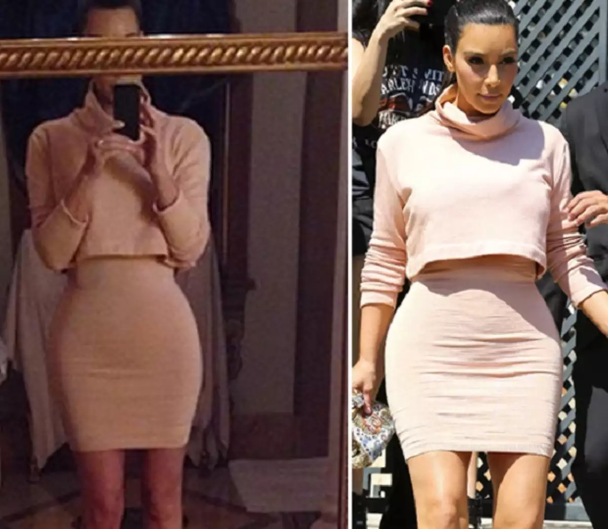 Como siempre, Kim Kardashian no pudo faltar en el listado con sus desaciertos en la edición de fotografías.