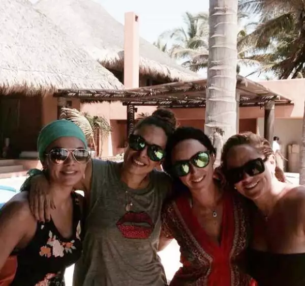 Rossana Nájera, Galilea Montijo, Inés Gómez Mont y Roxana Castellanos pasaron el fin en Acapulco.