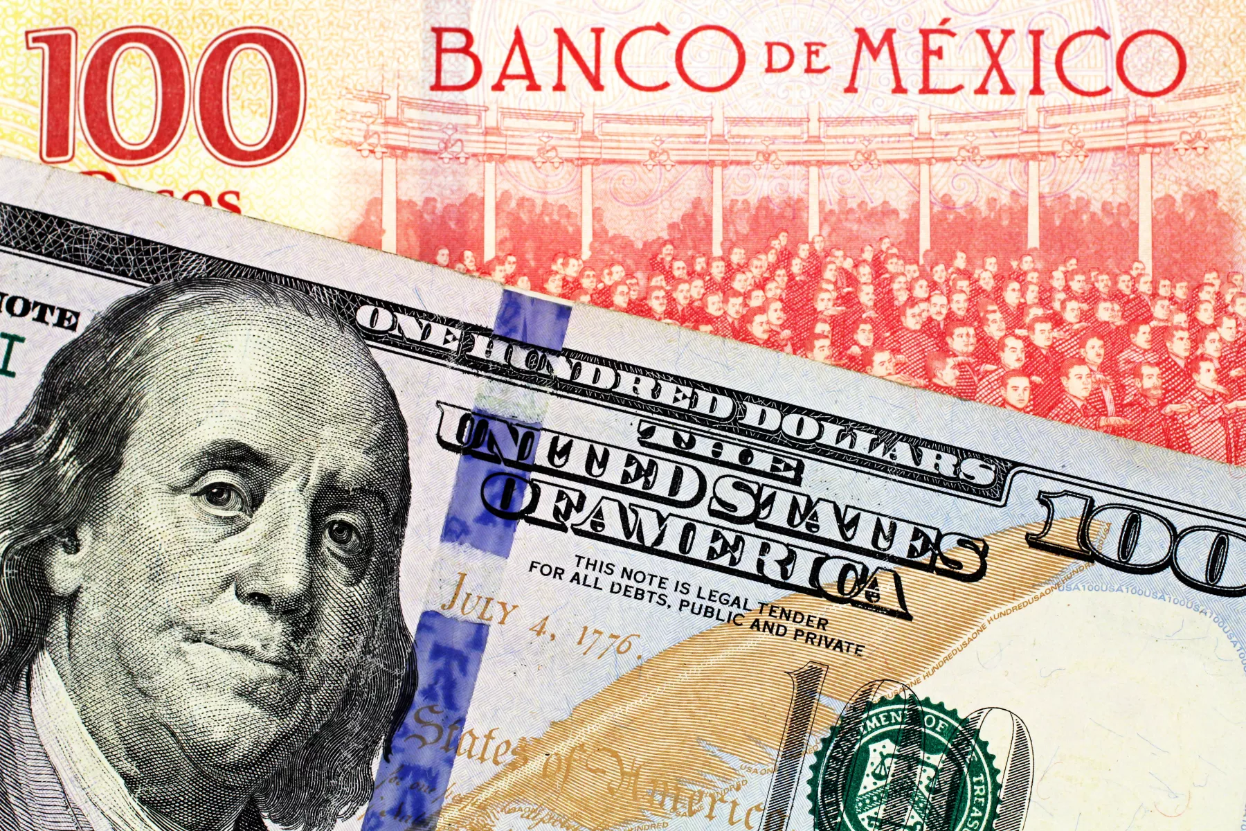 peso y dolar