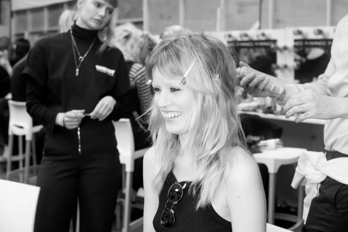 Ashley Williams - Backstage - LFW AW16