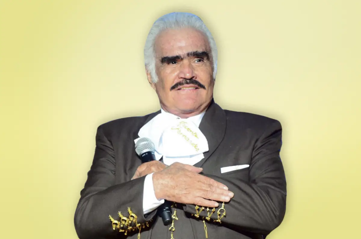 Vicente Fernández padece el síndrome de Guillain-Barré (fotografía del cantante durante una presentación en directo)