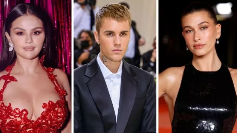 Selena Gomez, Justin y Hailey Bieber