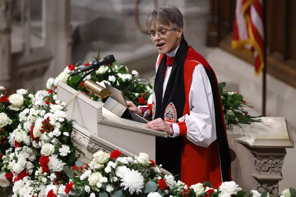 National Cathedral Holds A Service Of Prayer For The Nation