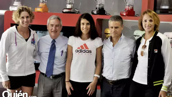 Greta Arn,Hernán Garza,Sorana Cirstea,Raúl Reyes y Yaroslava Shvedova