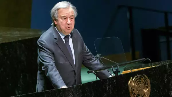 (El secretario general de la ONU Antonio Guterres)