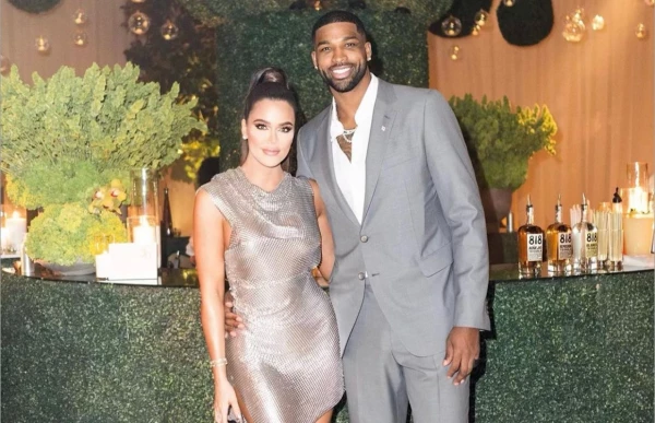 Khloé Kardashian y Tristan Thompson 