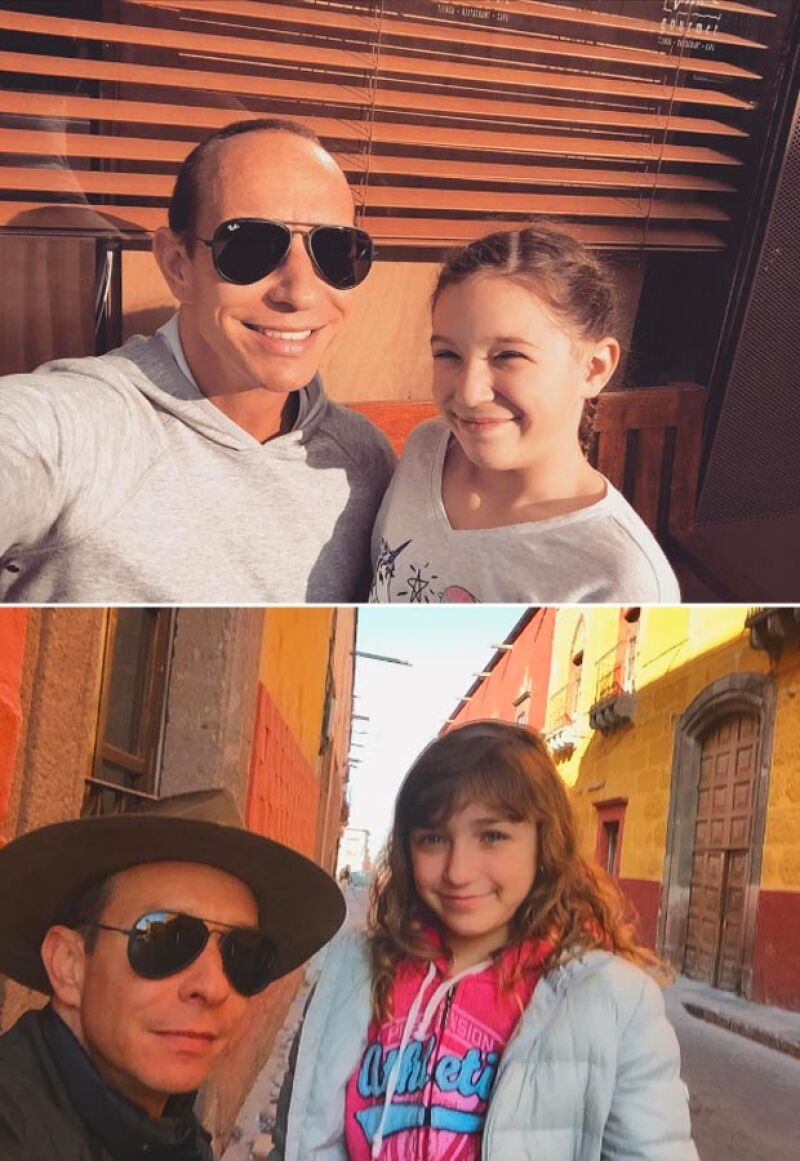 Erik no pierde oportunidad de mostrar el increíble talento de sus hijas.