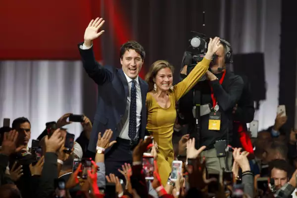 Prime Minister Justin Trudeau Holds Election Night Watch Party In Montreal