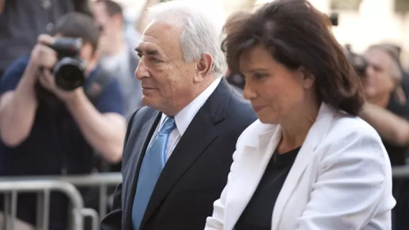 Strauss-Kahn - Anne Sinclair - NY