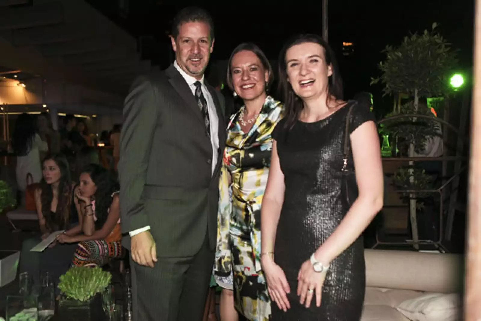 Juan Alanis, Dra. Lieb y Alice Marvillet.