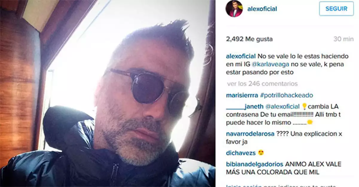 Este fue de los últimos mensajes que publicó el potrillo para Karla.