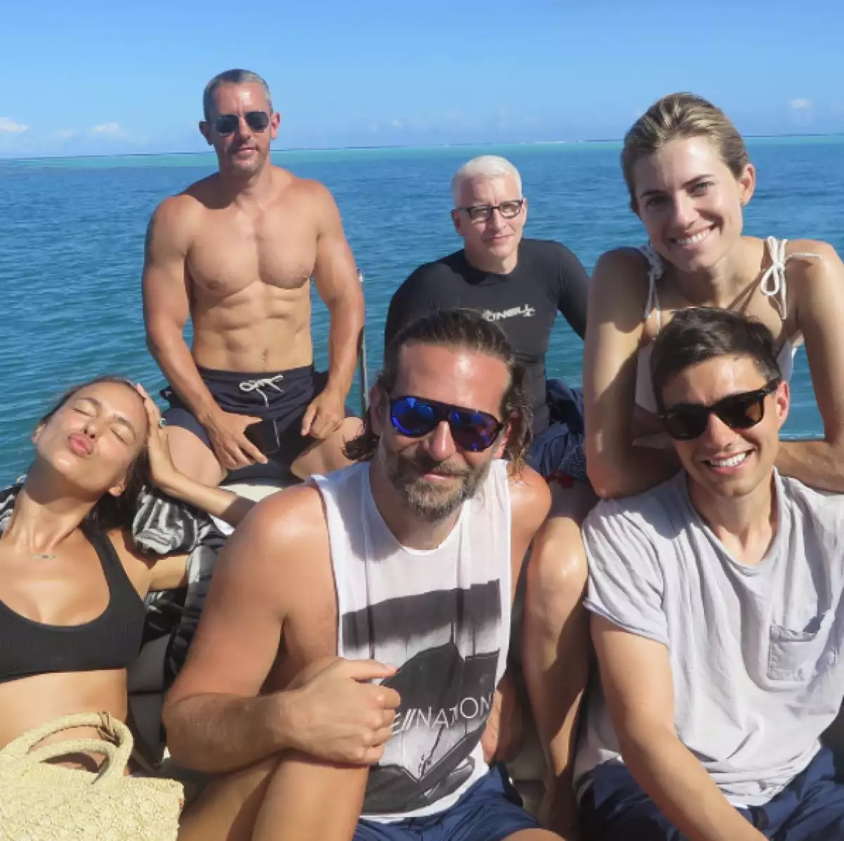 Bradley Cooper e Irina Shayk en sus vacaciones en Tahití