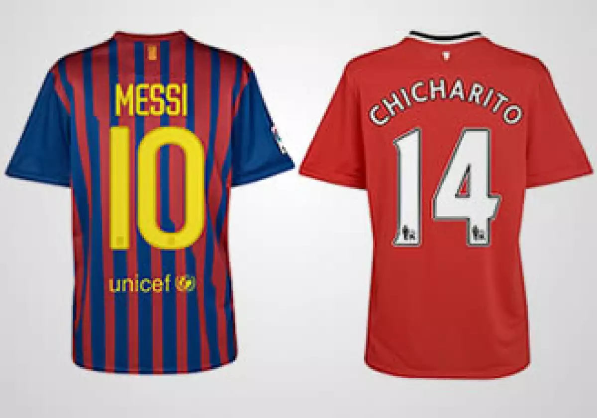 Messi y Chicharito jugarán un rol fundamental en la final de la Champions League. (Foto: Cortesía FC Barcelona y Manchester United FC)