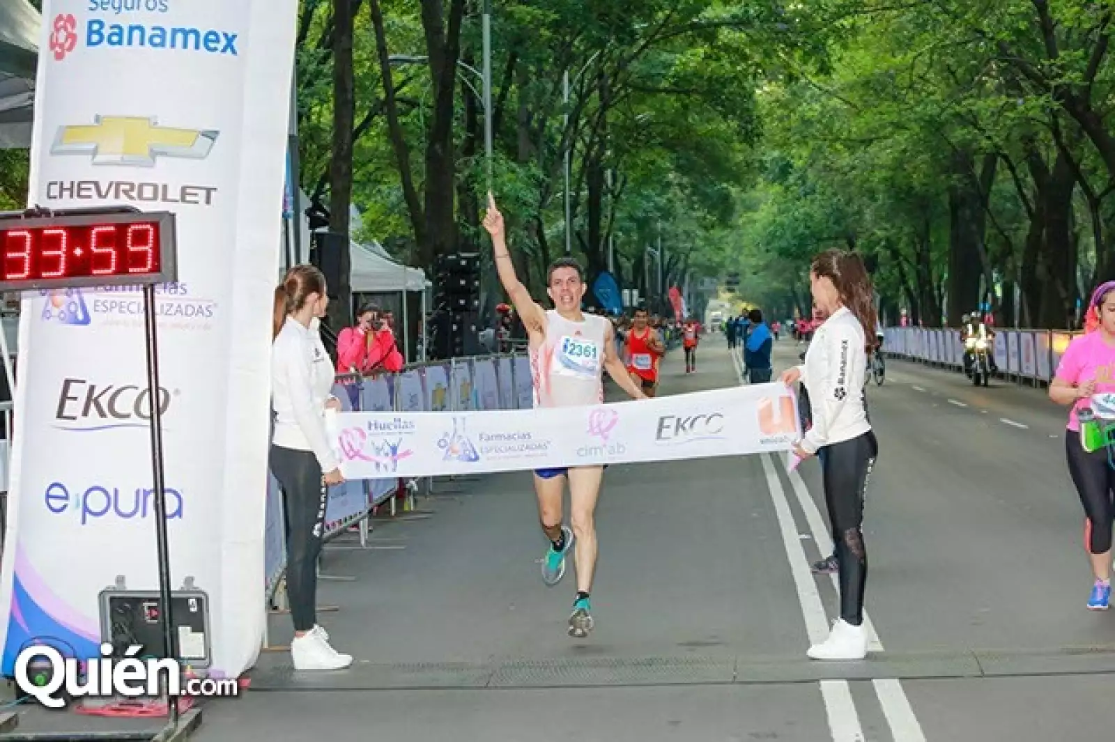 Abel Castillo: primer lugar 10K