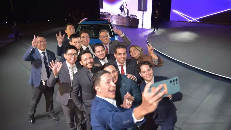 Imagenes de la gala de presentación de GAC MOTOR
