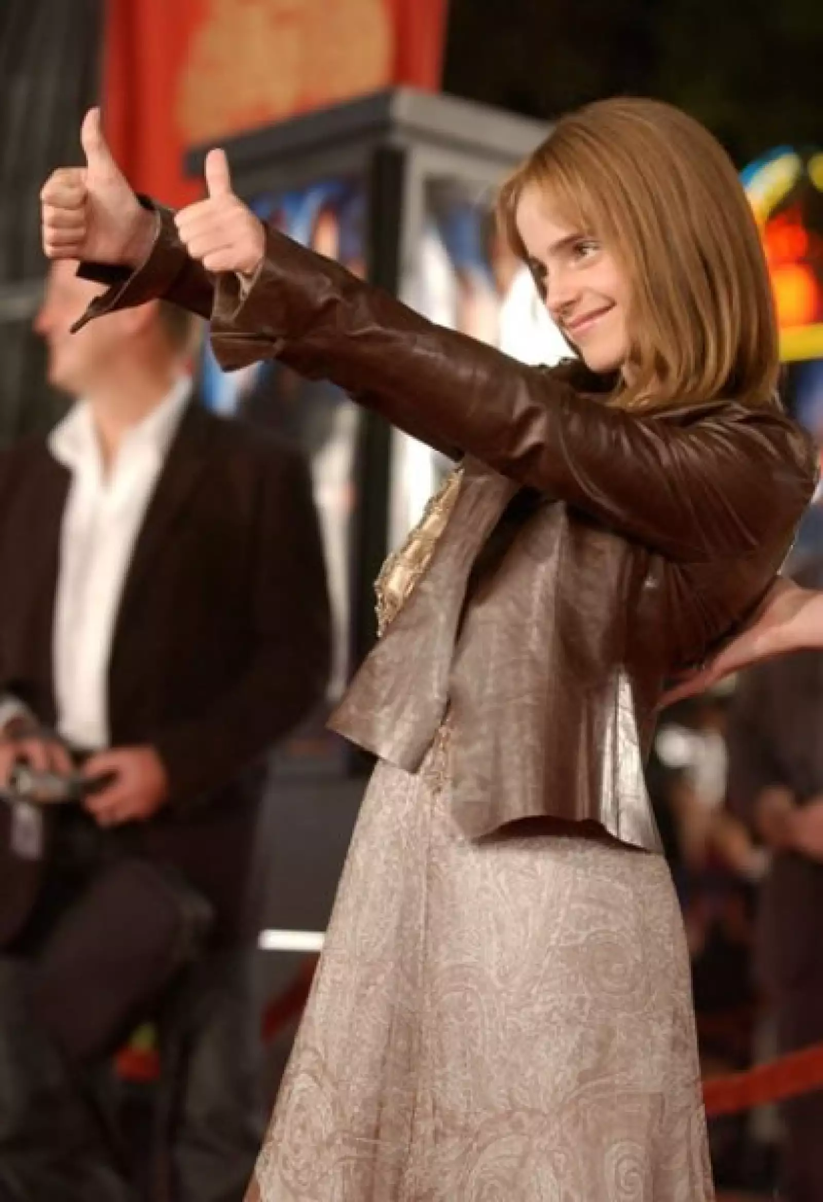 A los 12 años, filmó la secuela `Harry Potter y la cámara secreta´. Aquí la vemos en la premiere.