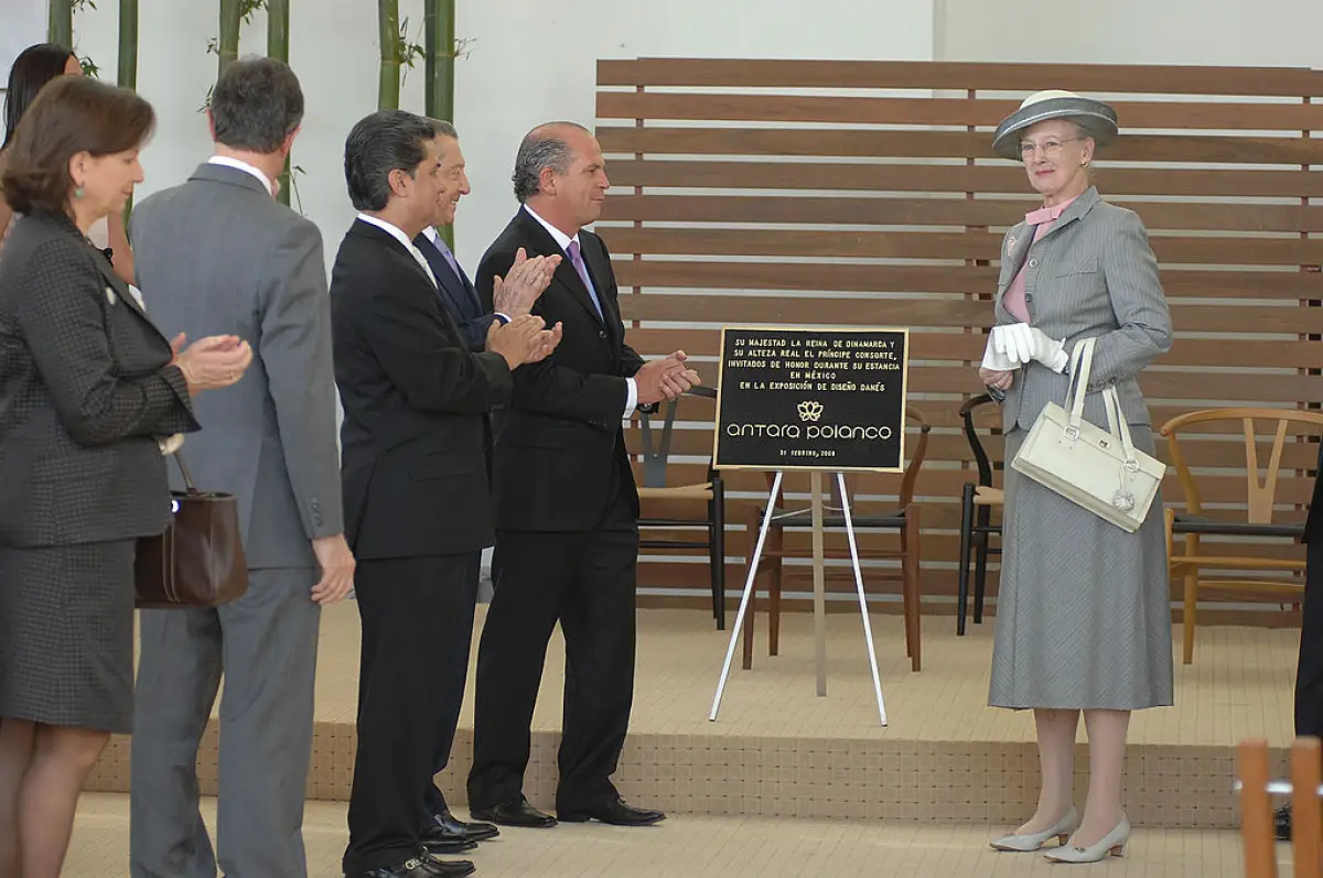 Queen Margarita II of Denmark Visits Mexico City - February 21, 2008