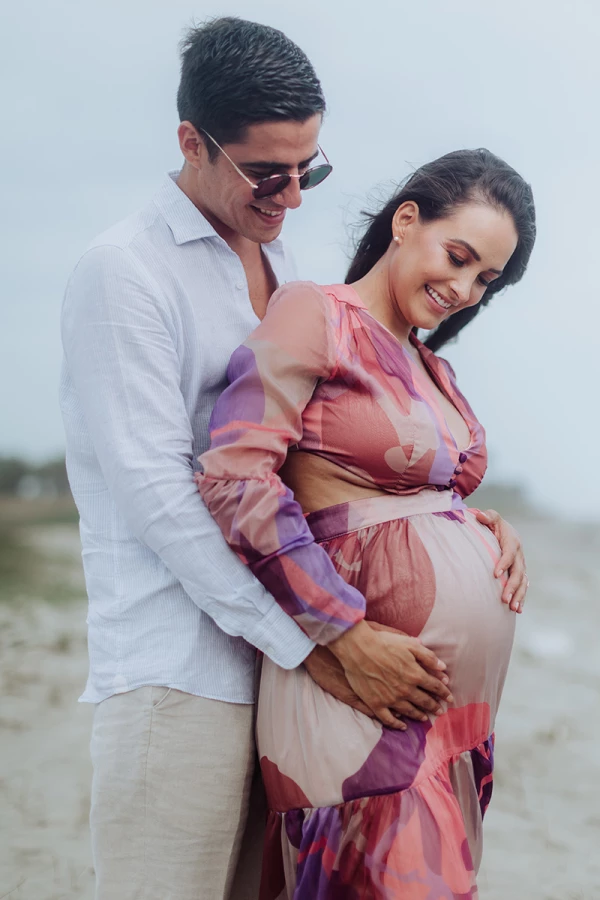 Gina Holguín y Andrés Vaca están listos para ser papás de Ian, su primer hijo