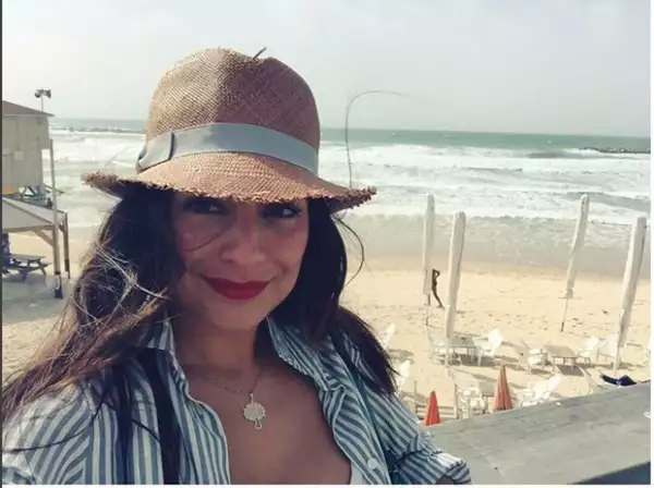 Ana Brenda desde el mar Mediterráneo.