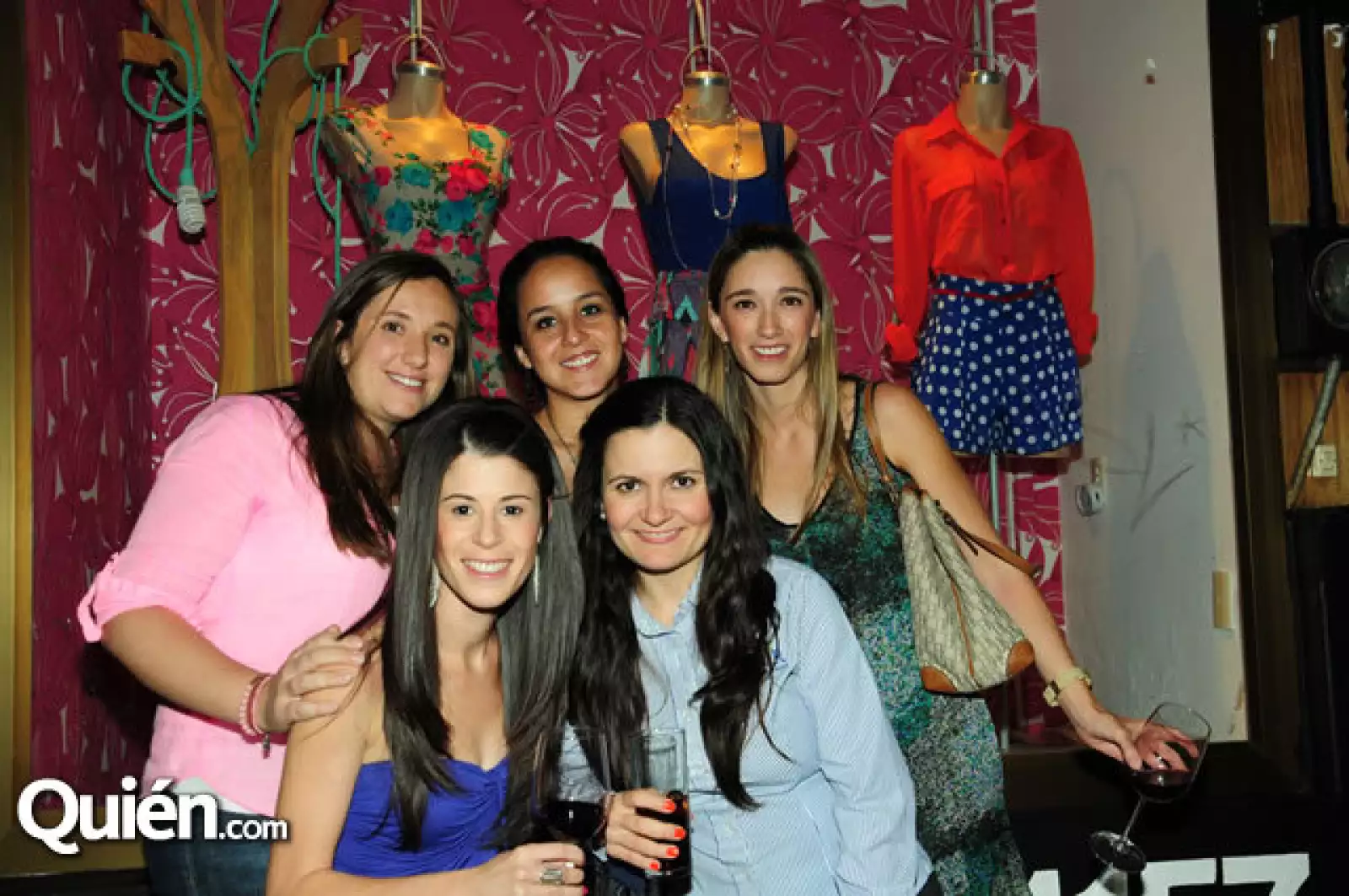 Nancy Gutiérrez, Patricia Lamas, Marissa Lozano, Aranza Herrera y Bárbara Ramos