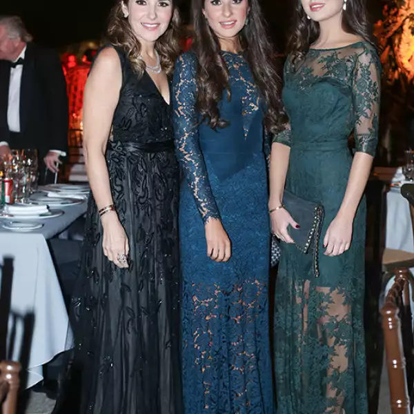 Andrea Pani, Daniela Grisi y Andrea Rosel