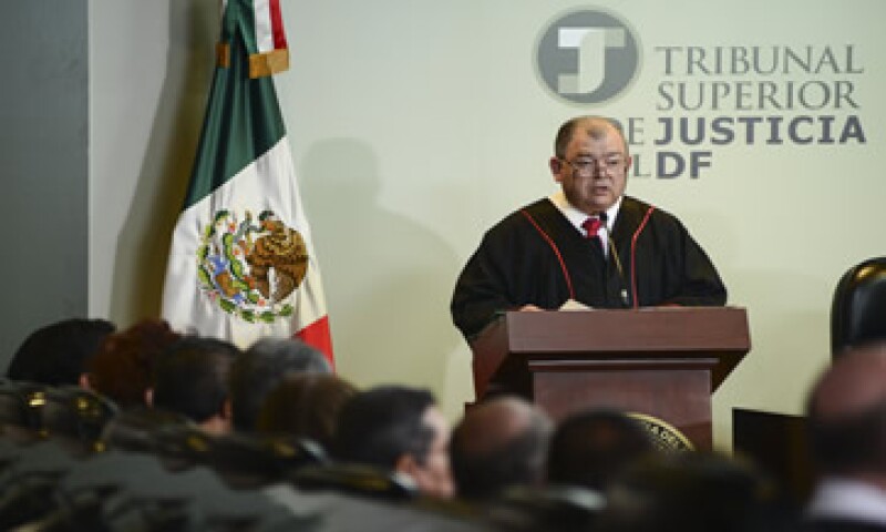 El presidente del Tribunal Superior de Justicia del Distrito Federal, Édgar Elías Azar, dijo que lo defraudado por Ficrea corresponde a un fondo que incluye pensiones, rentas y otras obligaciones. (Foto: Cuartoscuro )