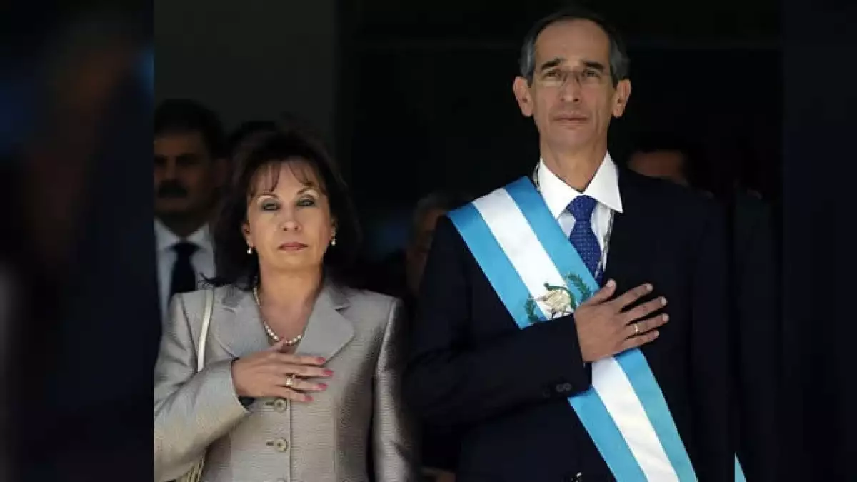 Alvaro Colom y Sandra Torres