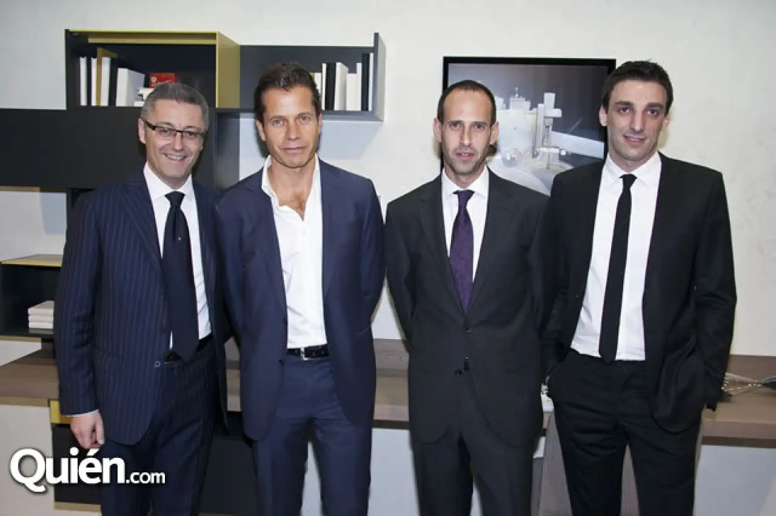 Giovanni del Vecchio,Gerardo Estévez,Leonardo Pacheco y Antonio Marinoni