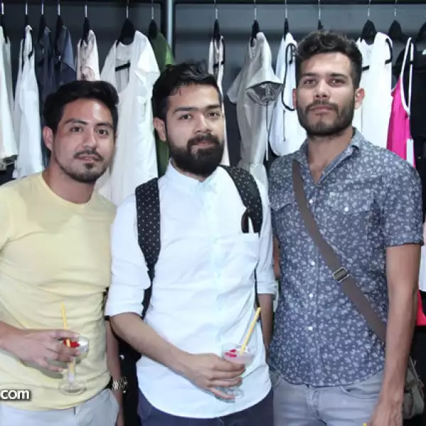 Ricardo Gallo,Adria%u0301n Castillo y Ce%u0301sar Ca%u0301lderon