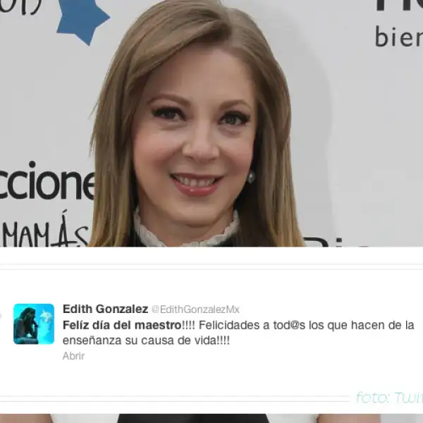 Edith González.