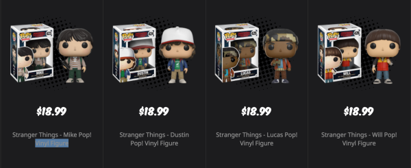 Figuras de viníl de Stranger Things
