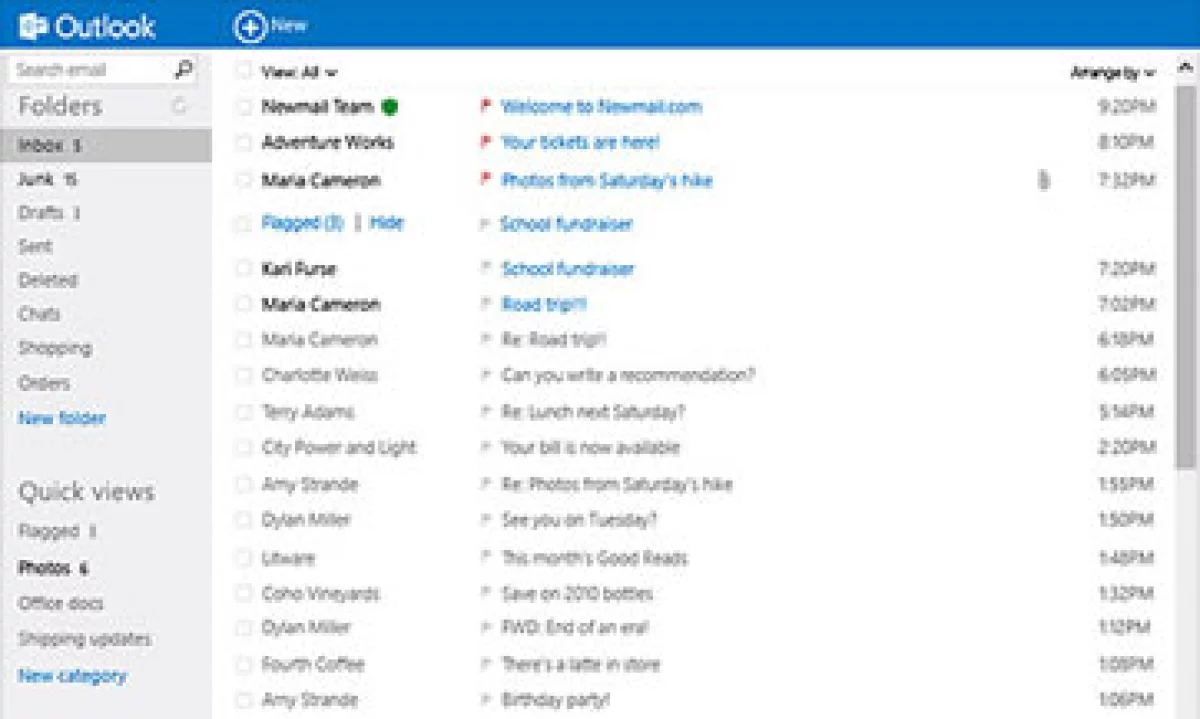 El servicio de OutlookOutlook permitirá sincronizar la lista de contactos de las redes sociales. (Foto: Cortesía CNNMoney)