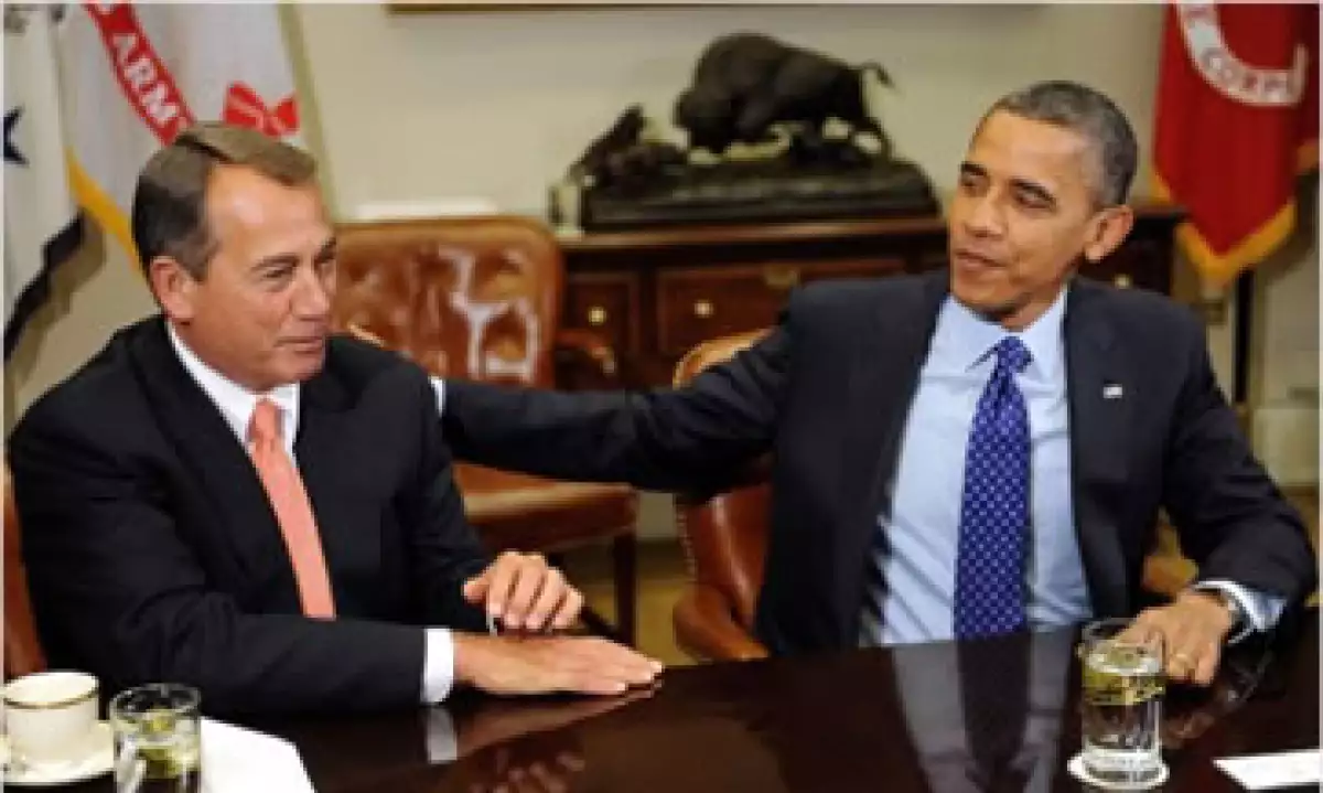 El portavoz de la Cámara de Representantes, John Boehner, y el presidente Obama han pedido al Congreso presentar sus propuestas de recortes. (Foto: Cortesía CNNMoney)
