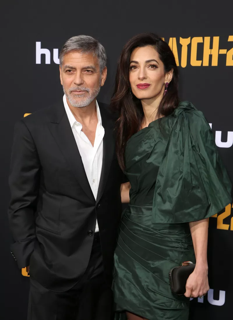 George y Amal Clooney.