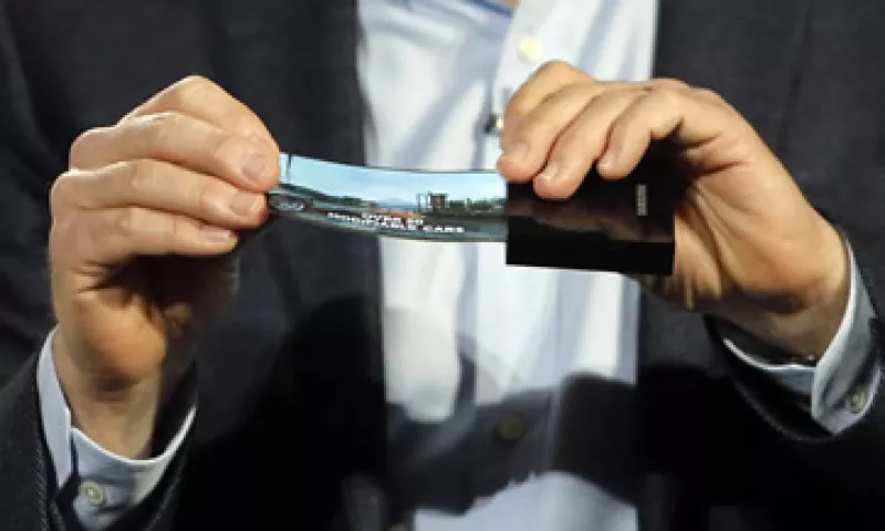 La compañía coreana mostró la novedad este miércoles durante una presentación en el marco de la feria International CES. (Foto: AP)