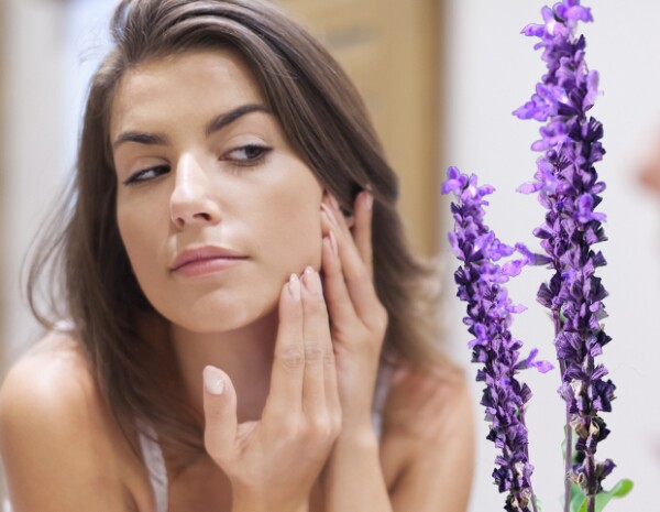 La lavanda puede ayudar contra el acné en la piel.