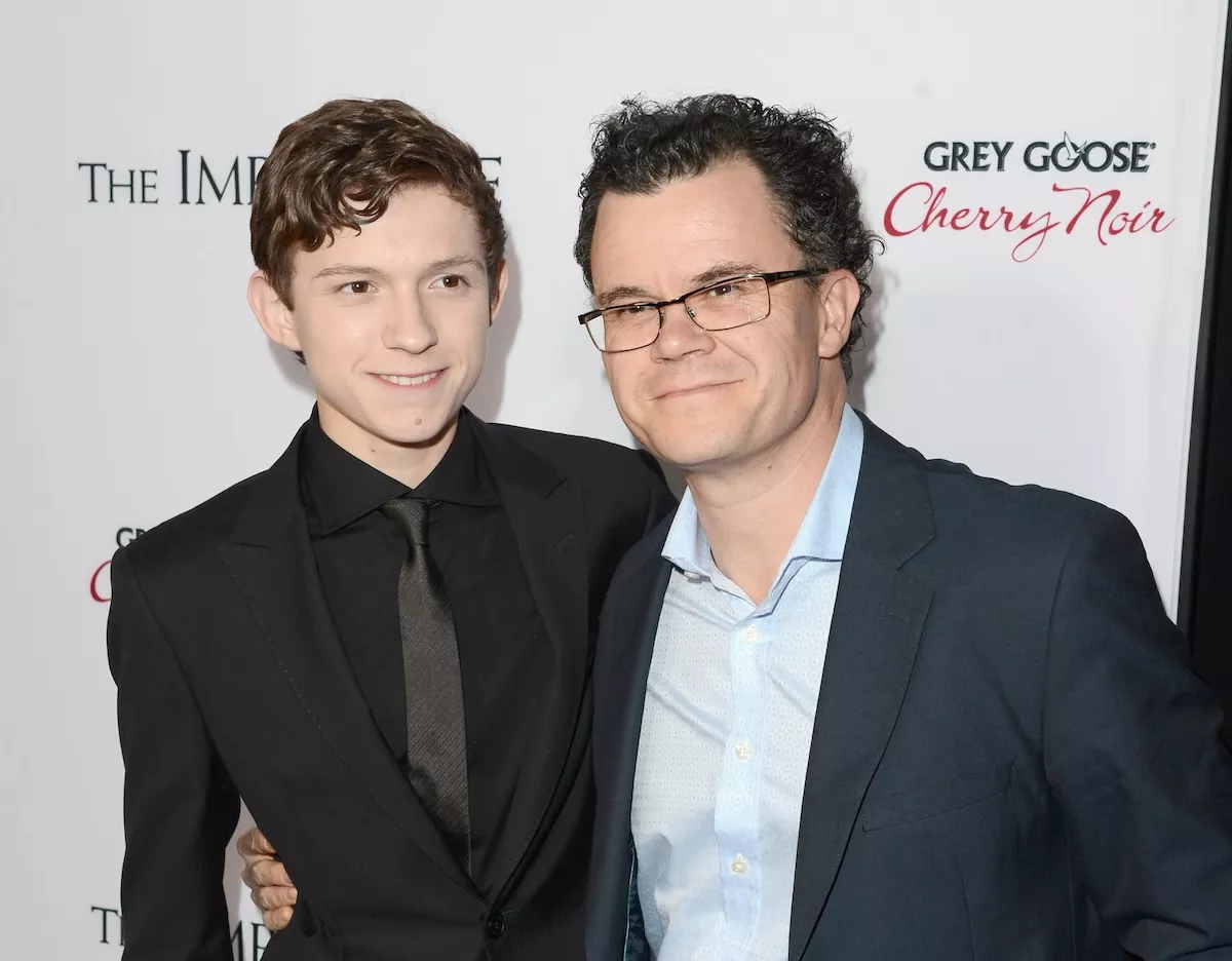 Tom Holland y su papá Dominic Holland