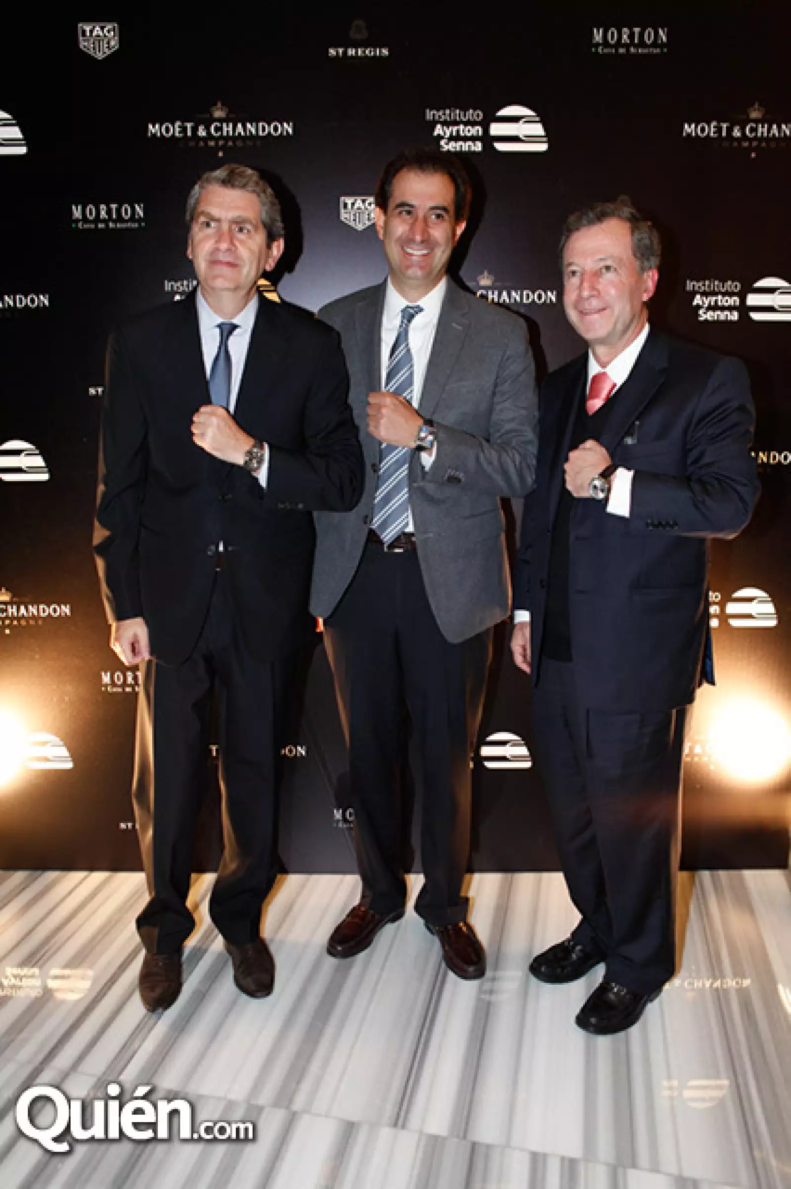 Jerome Seignon,Karim Santiago y Enrique Uribe