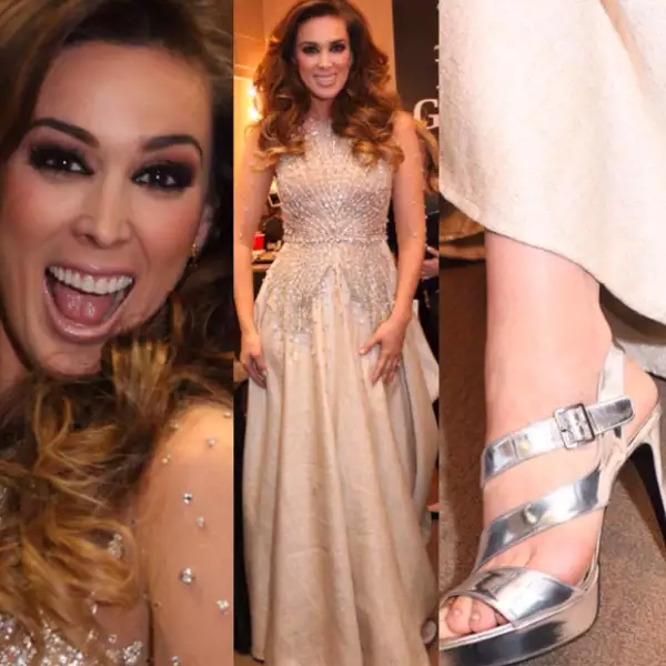 Avanzada la velada, Jacky mostró este outfit, uno de los más elogiados en sus redes sociales.