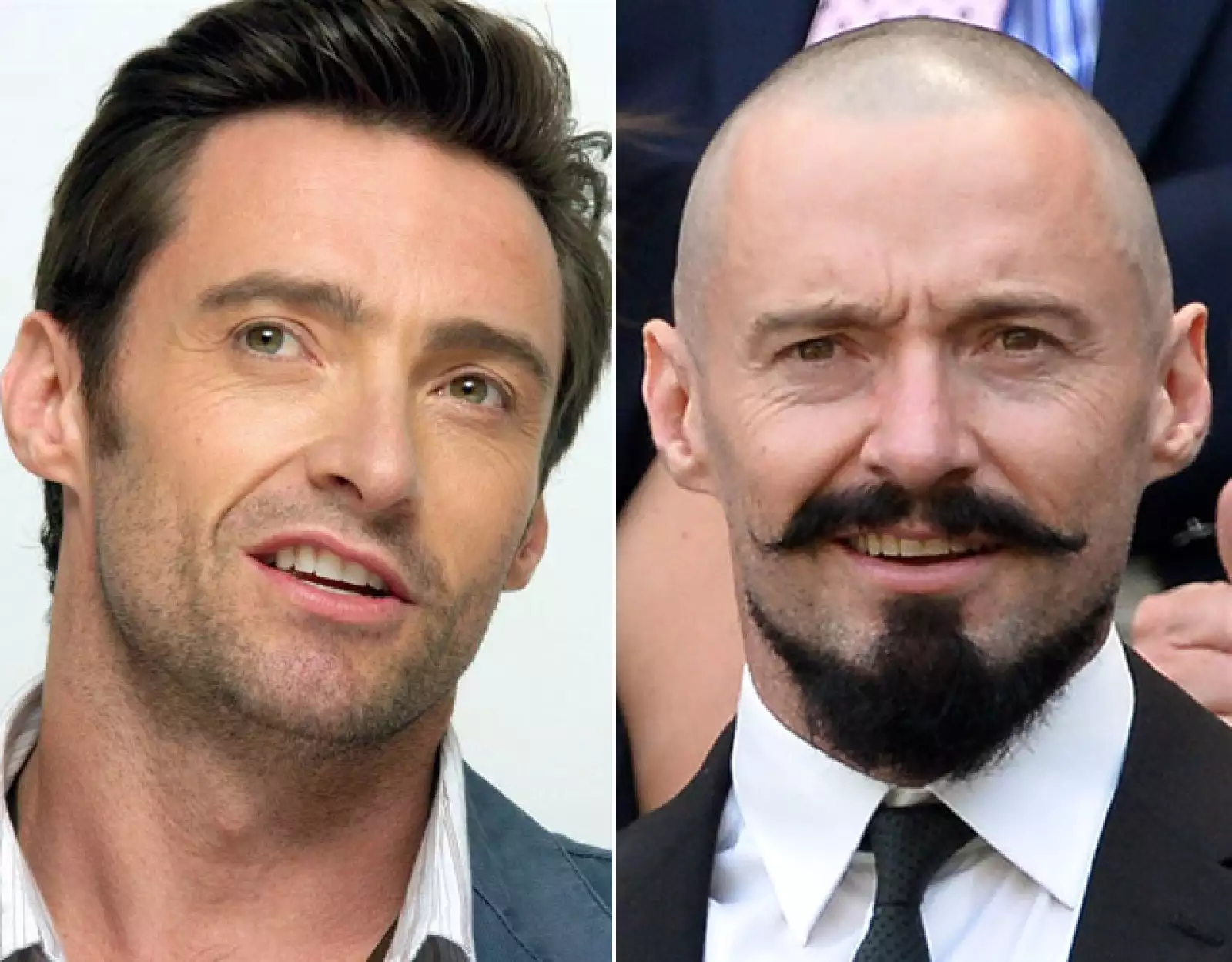 Hugh Jackman se dejó el bigote para su personaje en la cinta Pan.