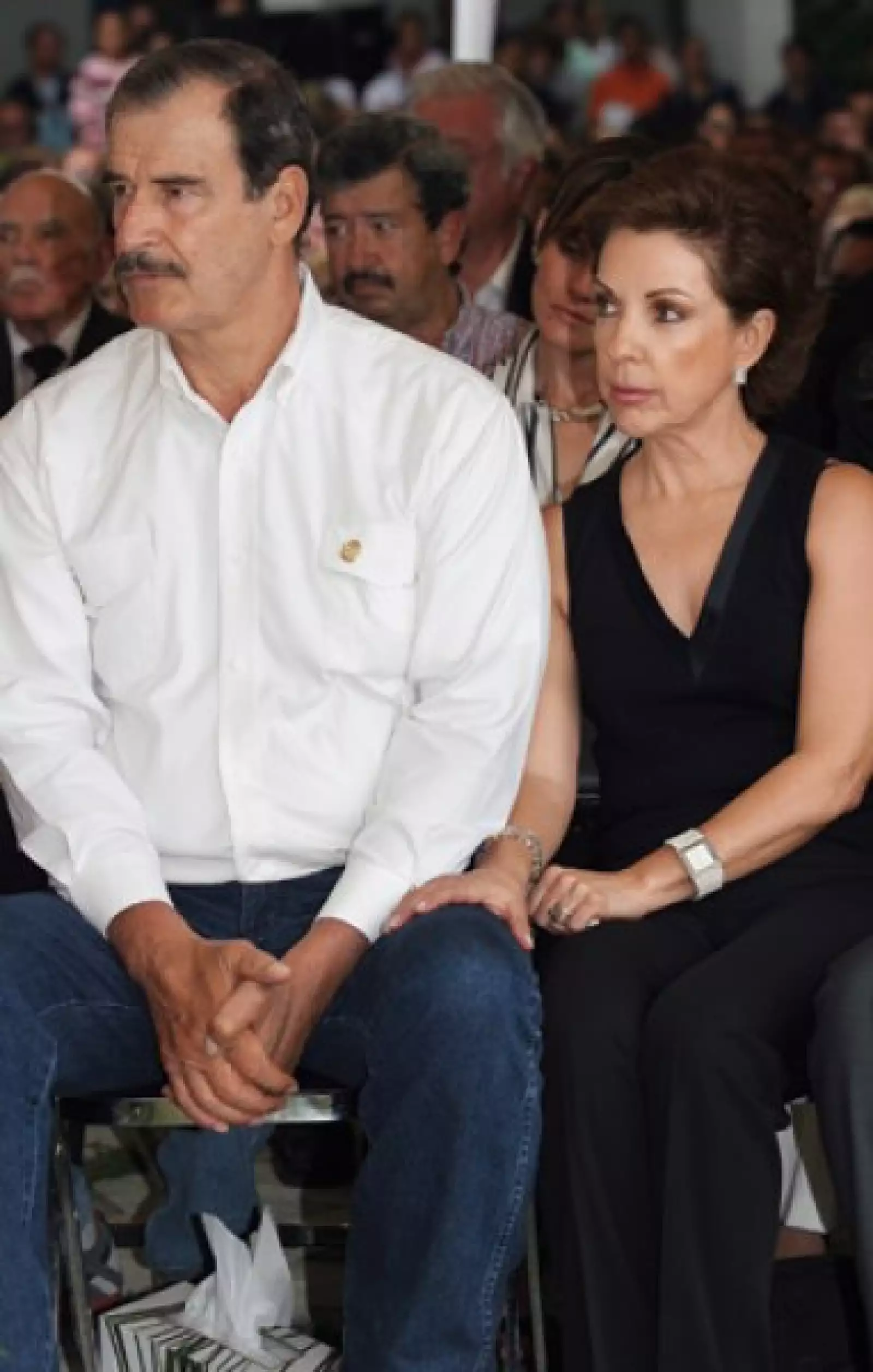 Vicente Fox le daba el último adiós en una misa a su madre, Mercedes Quesada, en su rancho de San Cristóbal, Guanajuato.